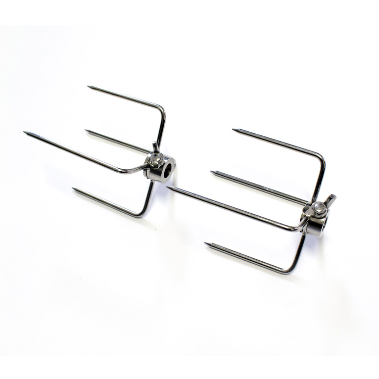 BBQ Grill Rotisserie Kit With Spid Rod Rotisserie Motor Bakelite Handle